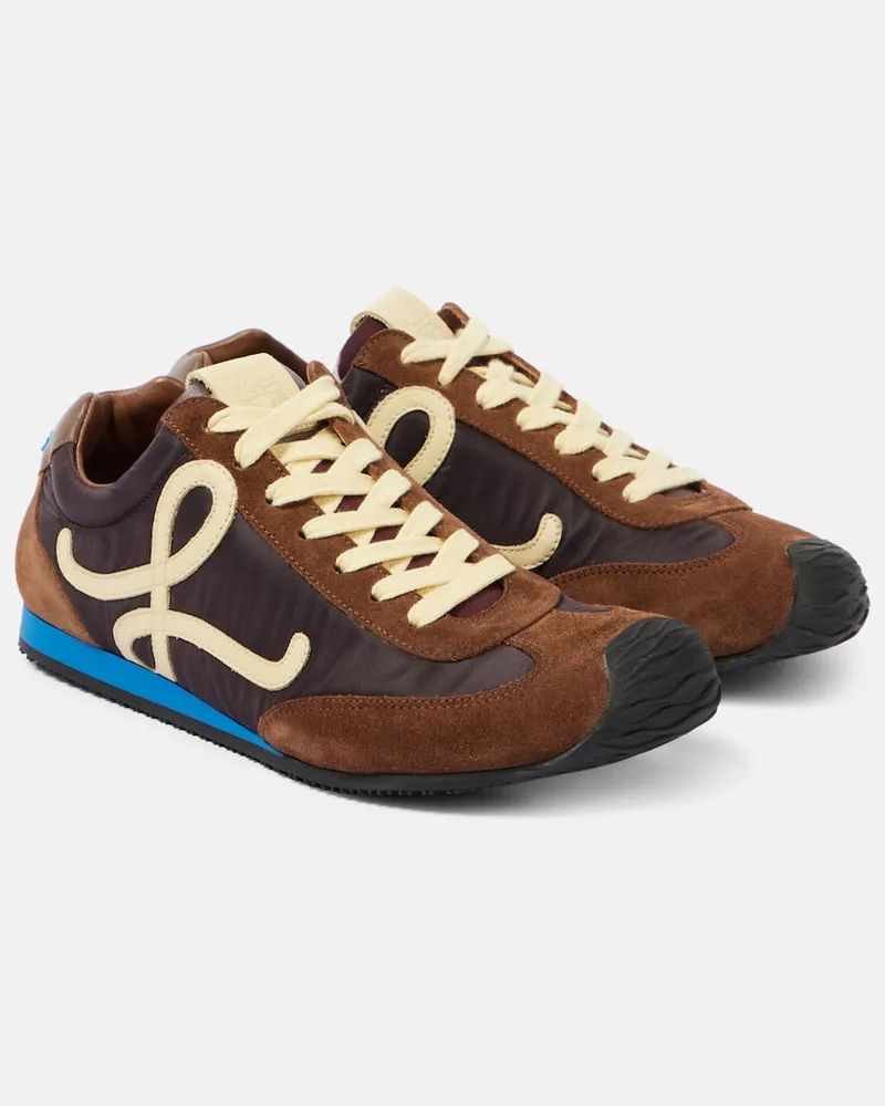 Loewe Sneakers Ballet Runner 2.0 mit Veloursleder Multicolor