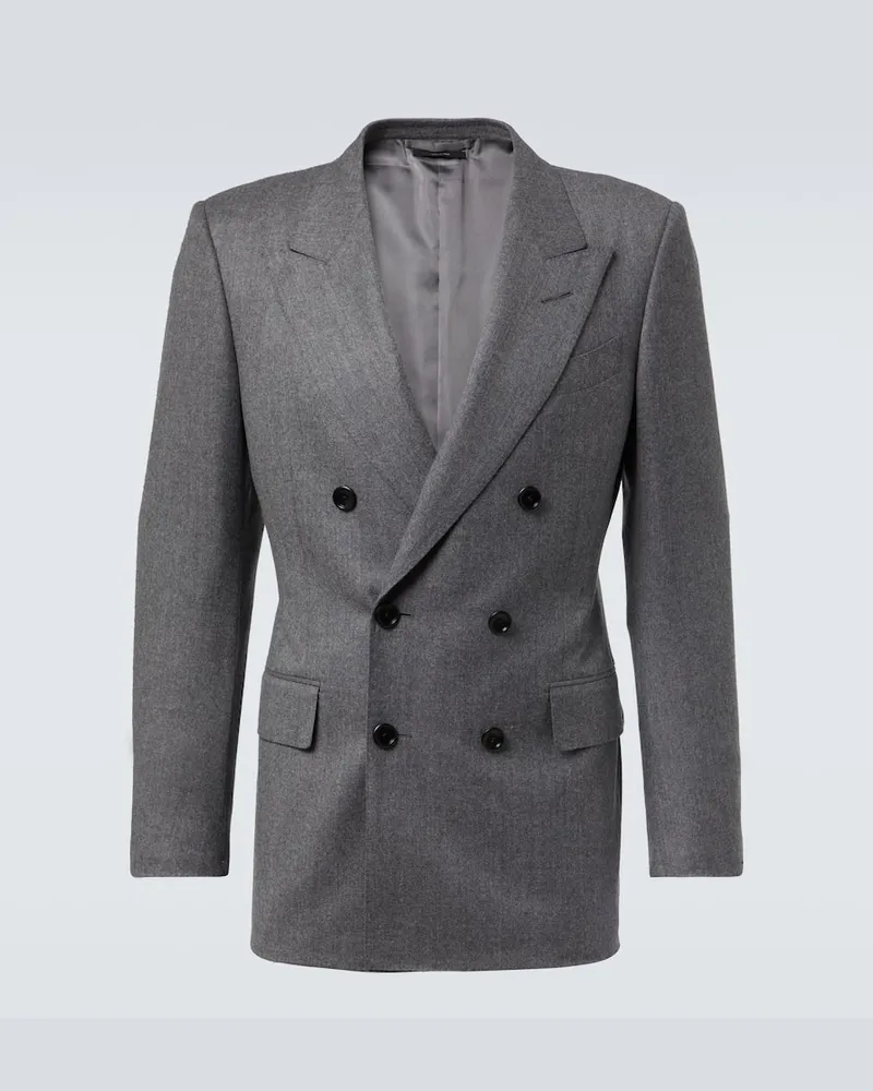 Tom Ford Blazer Dyllan aus Schurwolle Grau
