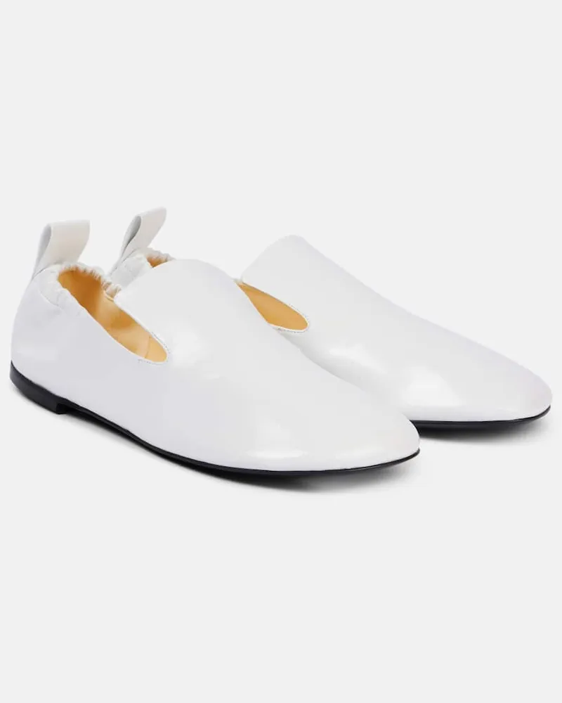 Proenza Schouler Slip-Ons Glove aus Leder Weiß