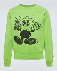 Kenzo Sweatshirt Boke Boy aus Baumwolle Gruen