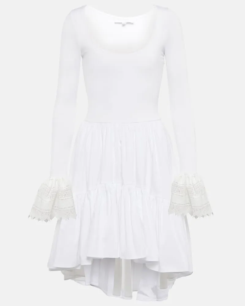 Caroline Constas Minikleid Maise aus Jersey Weiß