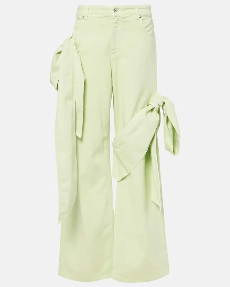 Blumarine Straight Jeans Grün