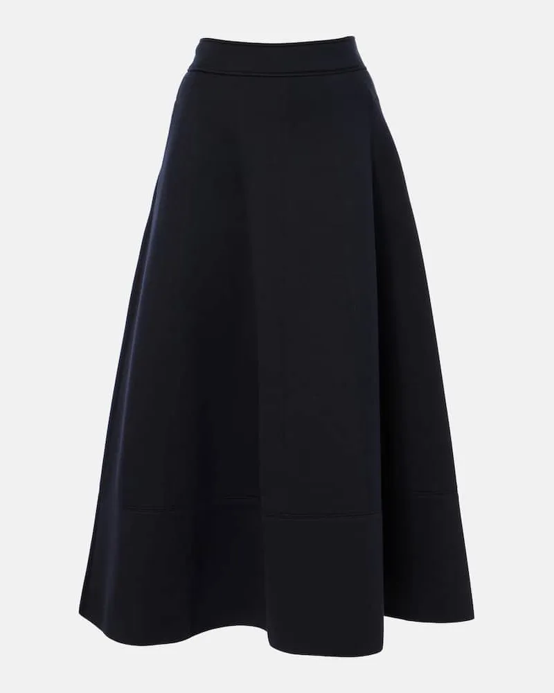 Max Mara Maxirock Flirt aus Jersey Schwarz