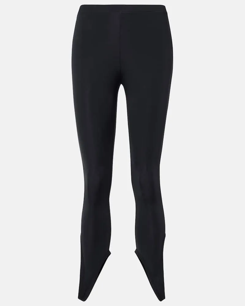 Courrèges Courrèges Caprihose aus Jersey Schwarz