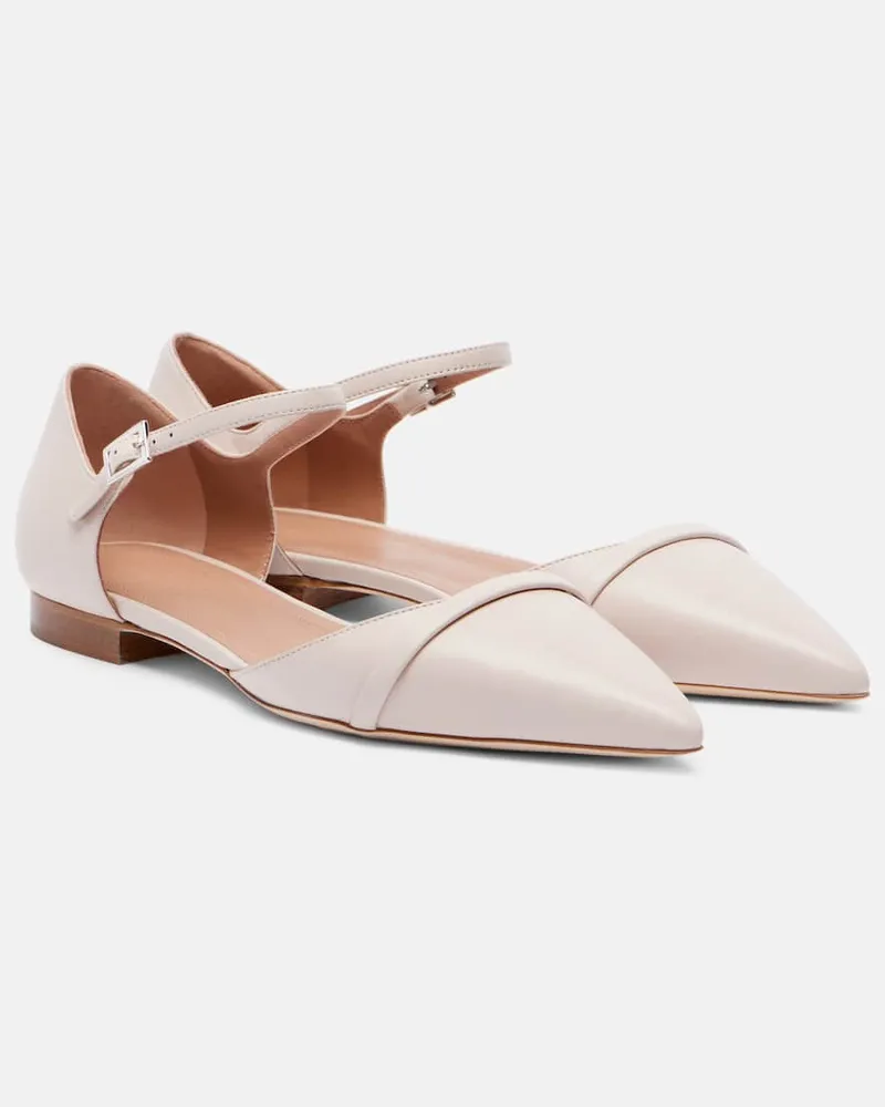 Malone Souliers Ballerinas Ulla aus Leder Beige