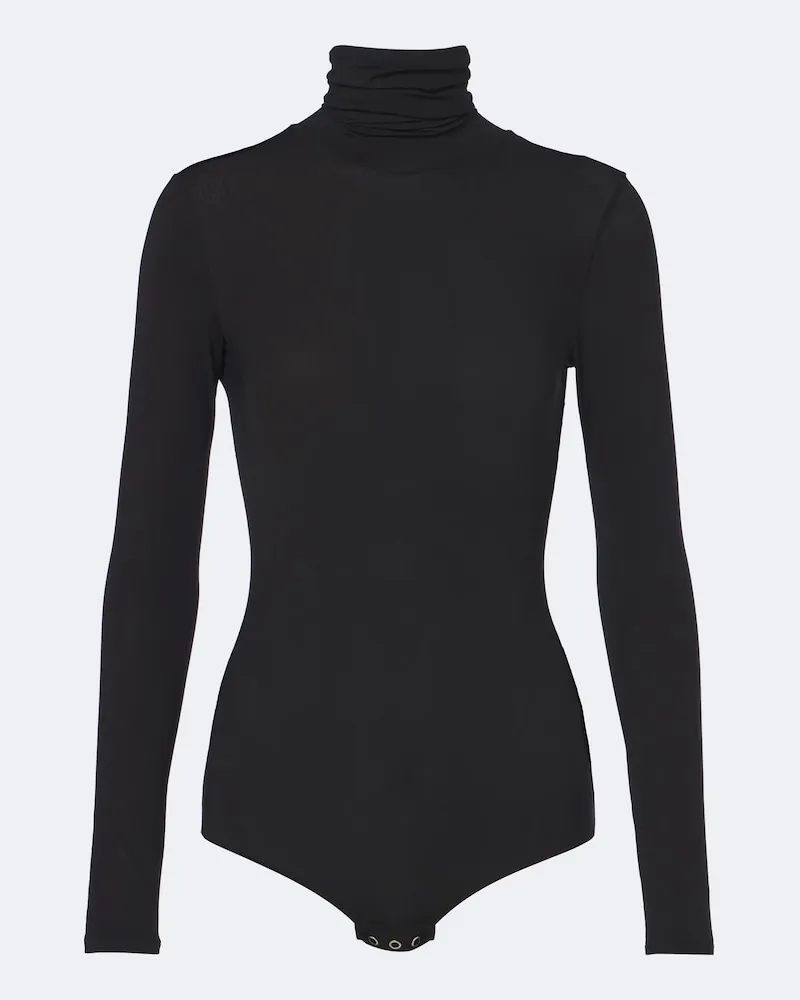 The Row Body Basile aus Jersey Schwarz