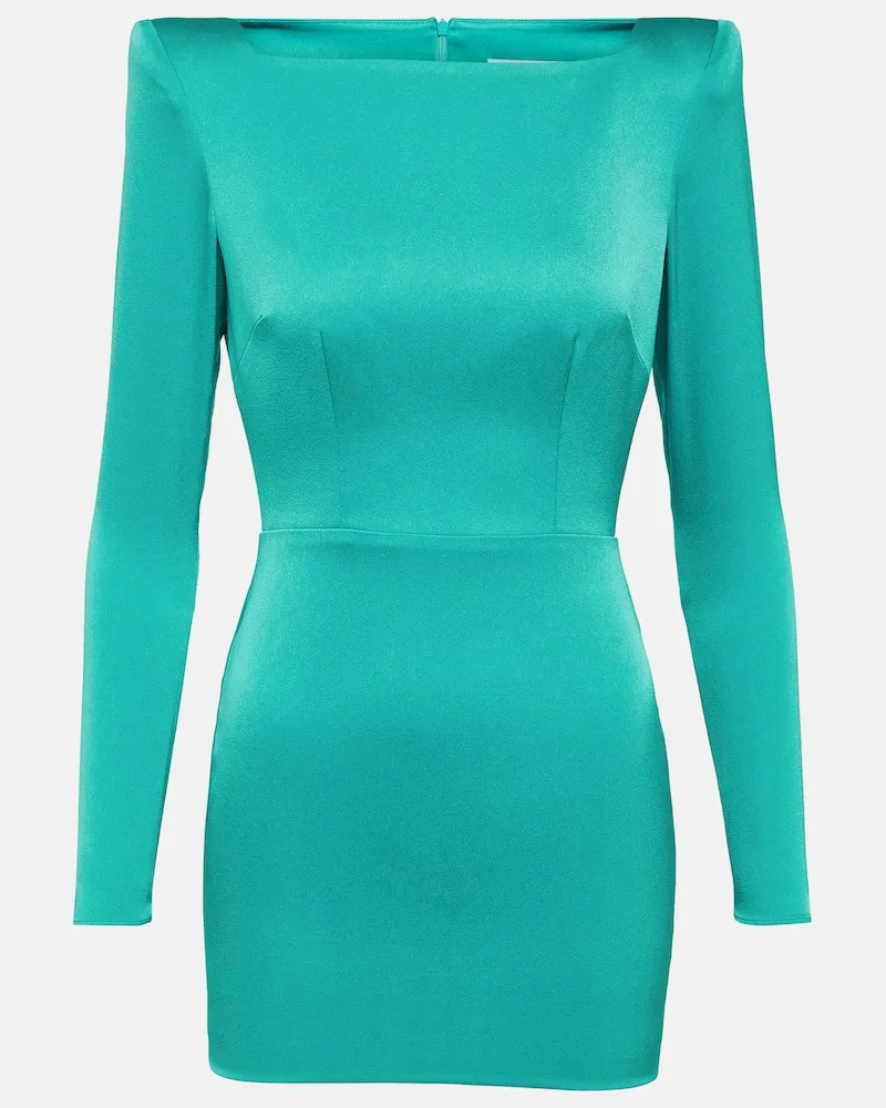 Alex Perry Minikleid aus Crêpe Grün