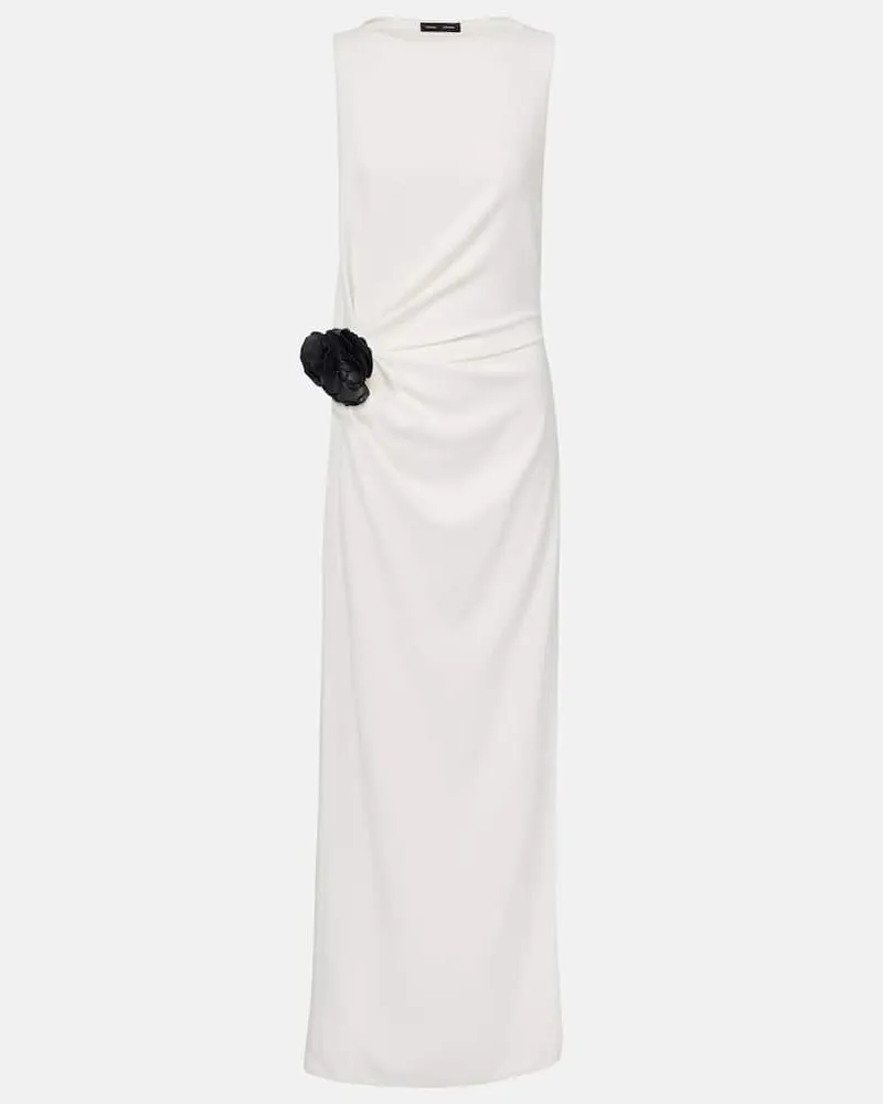 Proenza Schouler Cocktailkleid Indria aus Crêpe Weiß