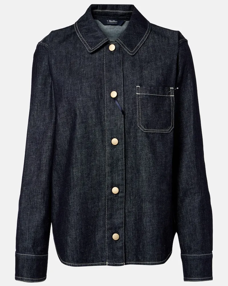 Max Mara Jeanshemd Enfasi Blau
