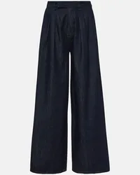 FRANKIE Shop High-Rise Wide-Leg Jeans Nolan Blau