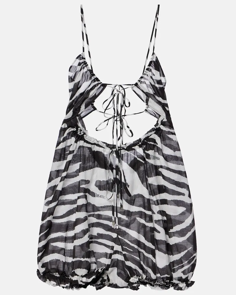 ATTICO Playsuit aus Baumwolle Weiß