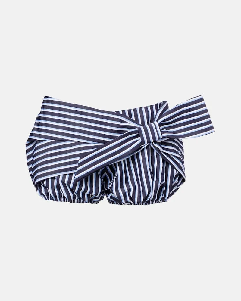 Paco Rabanne Shorts aus Baumwolle Blau