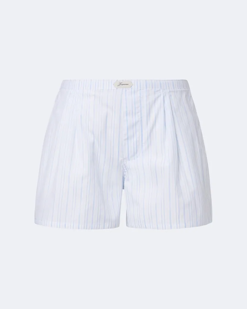 Jacquemus Shorts Amelo aus Baumwolle Blau
