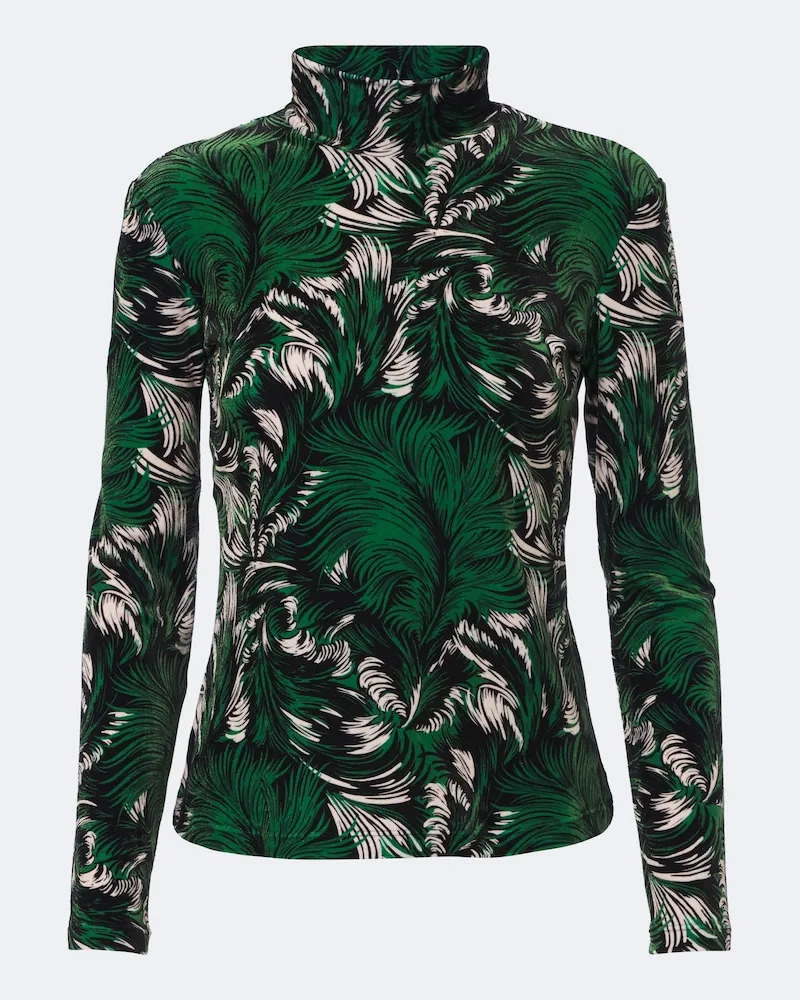 La DoubleJ Top aus Samt Multicolor