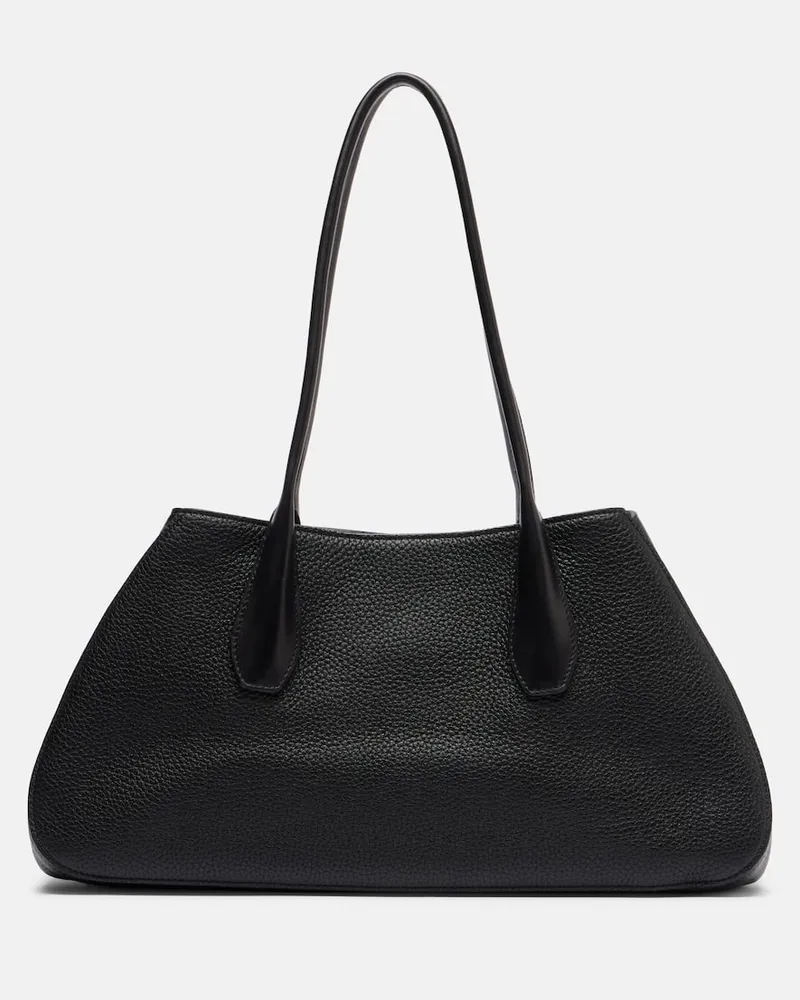 The Row Schultertasche Alger Medium aus Leder Schwarz