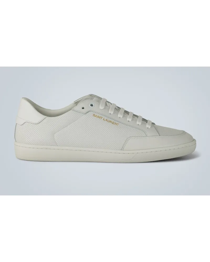 Saint Laurent Sneakers SL10 aus Leder Weiss