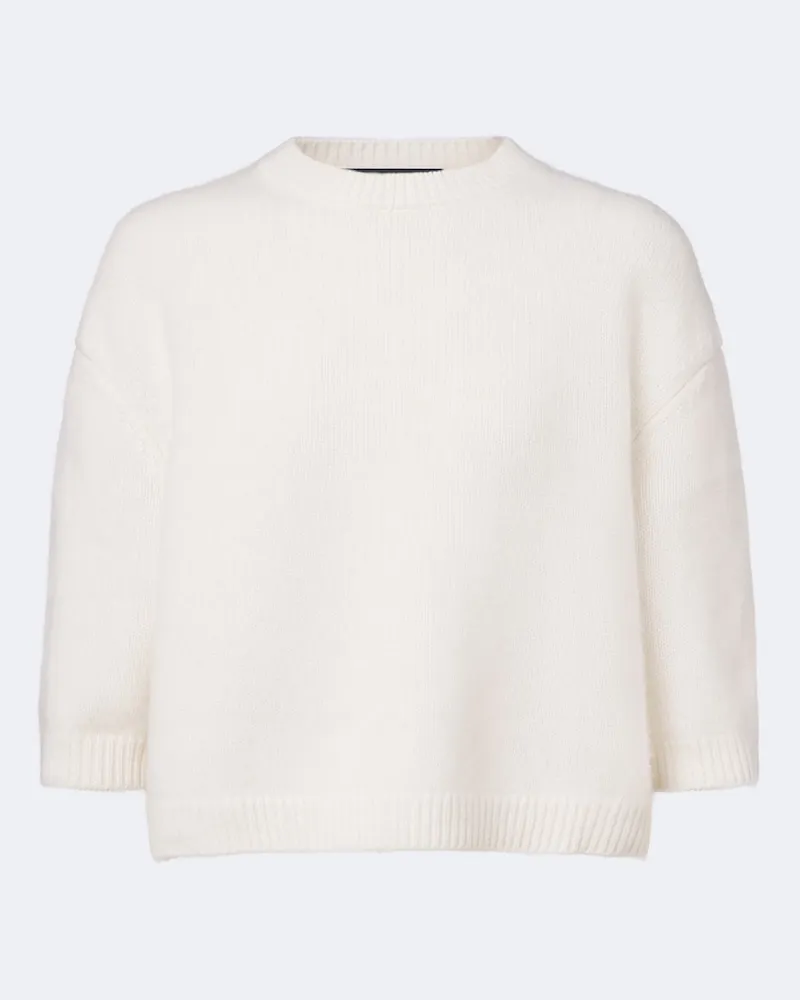 arch4 Pullover Jackie aus Kaschmir Weiß