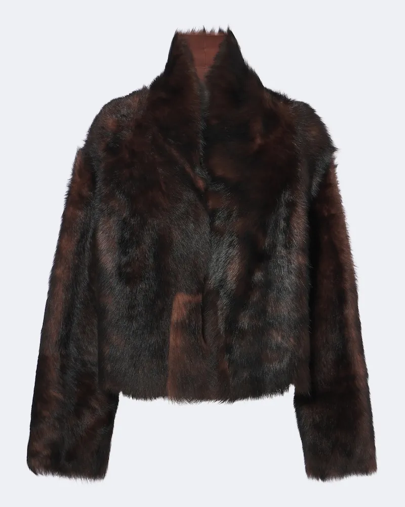 Arma Wendbare Jacke Mooney aus Shearling Braun