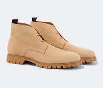 Desert Boots Web Stripe aus Veloursleder