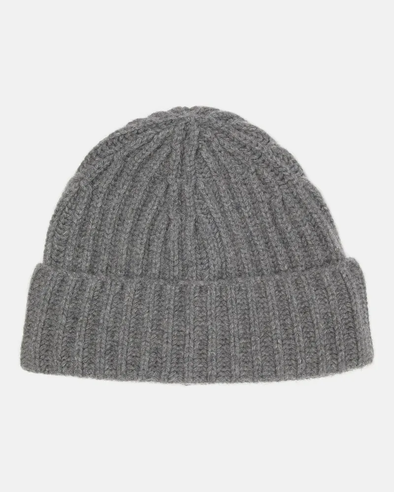 Ann Demeulemeester Beanie aus Kaschmir Grau