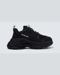 Balenciaga Sneakers Triple S Schwarz