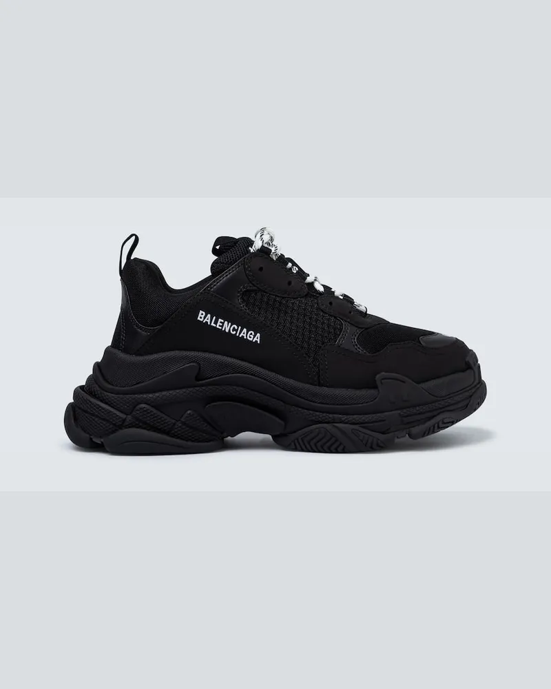 Balenciaga Sneakers Triple S Schwarz