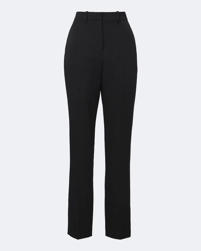 Givenchy Schmale Hose aus Wolle Schwarz