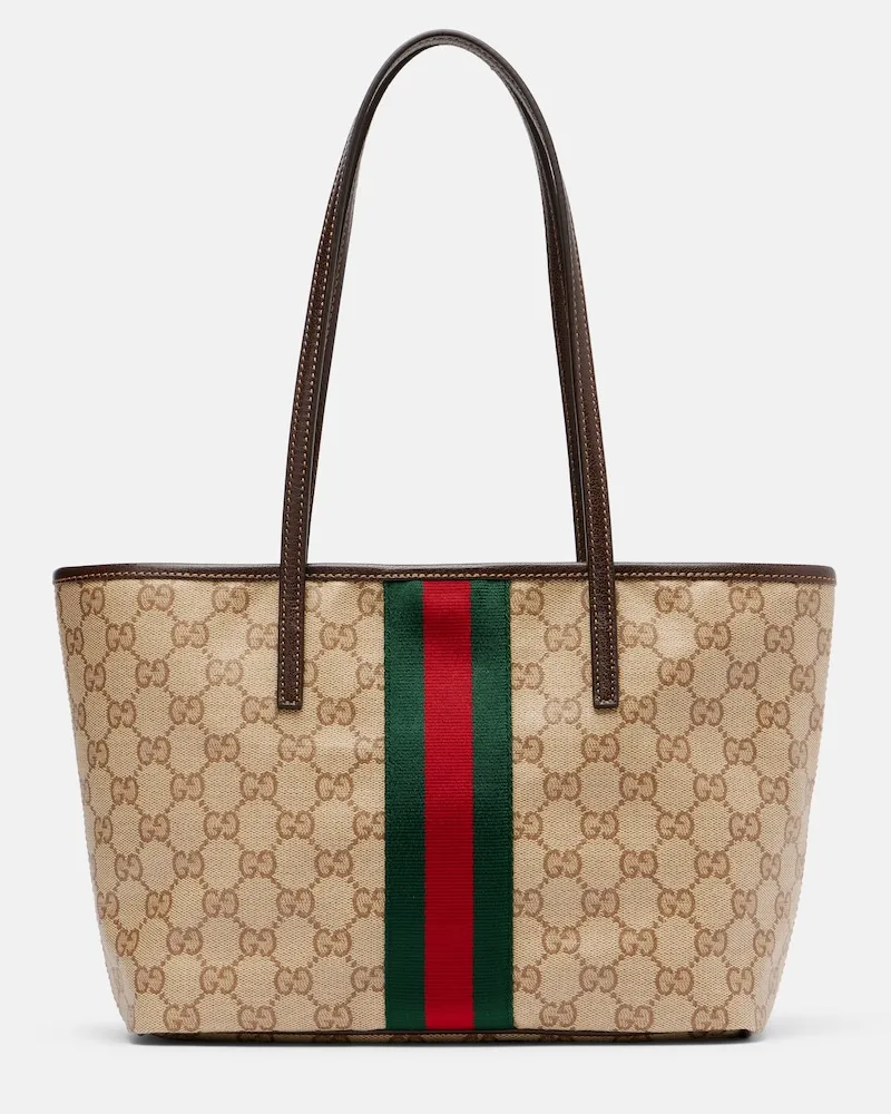 Gucci Tote Bag Tribeca Small GG aus Canvas Beige