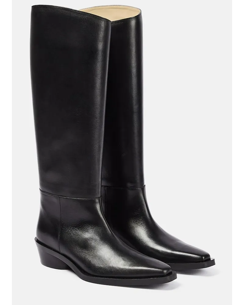 Proenza Schouler Stiefel Bronco aus Leder Schwarz