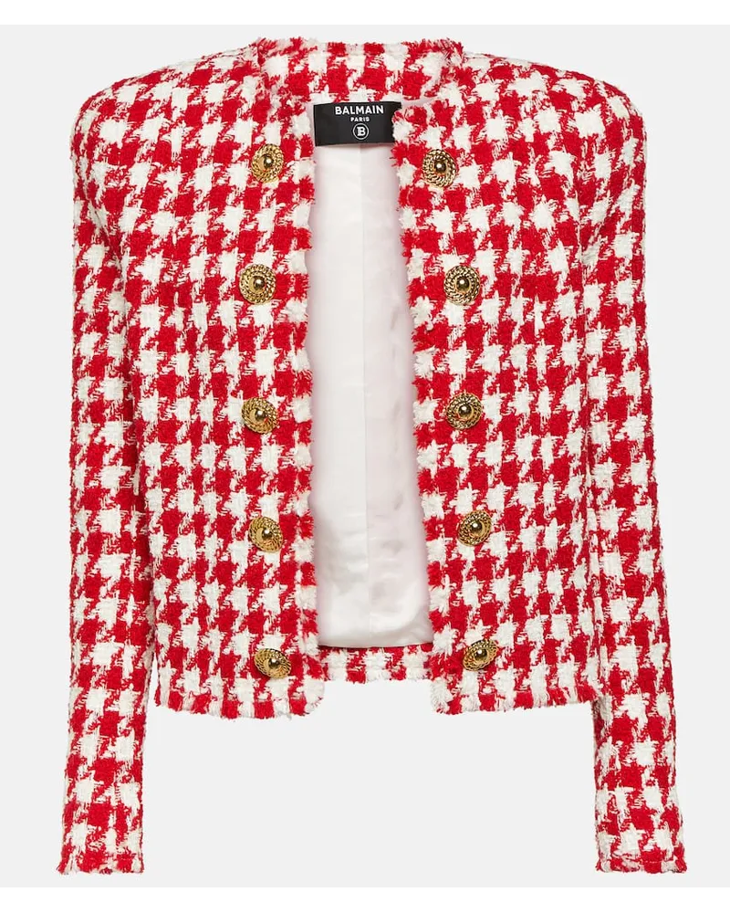 Balmain Jacke aus Tweed Multicolor