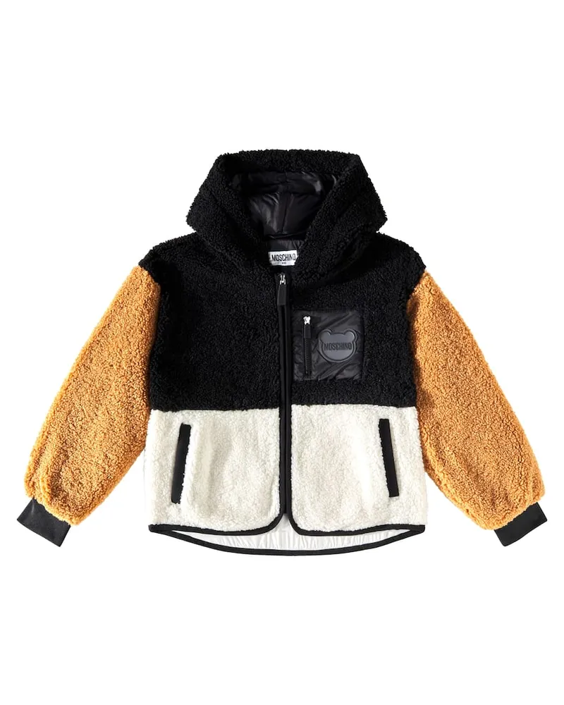 Moschino Jacke Teddy Bear aus Fleece Multicolor