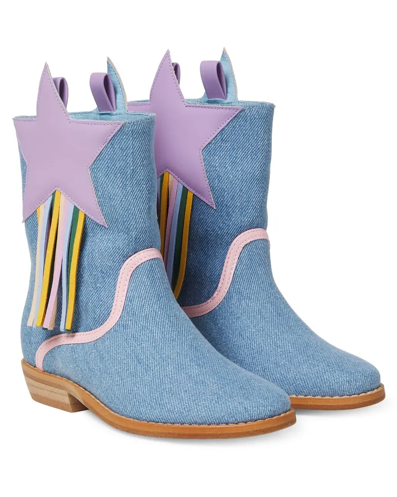 Stella McCartney Kids Westernstiefel Blau