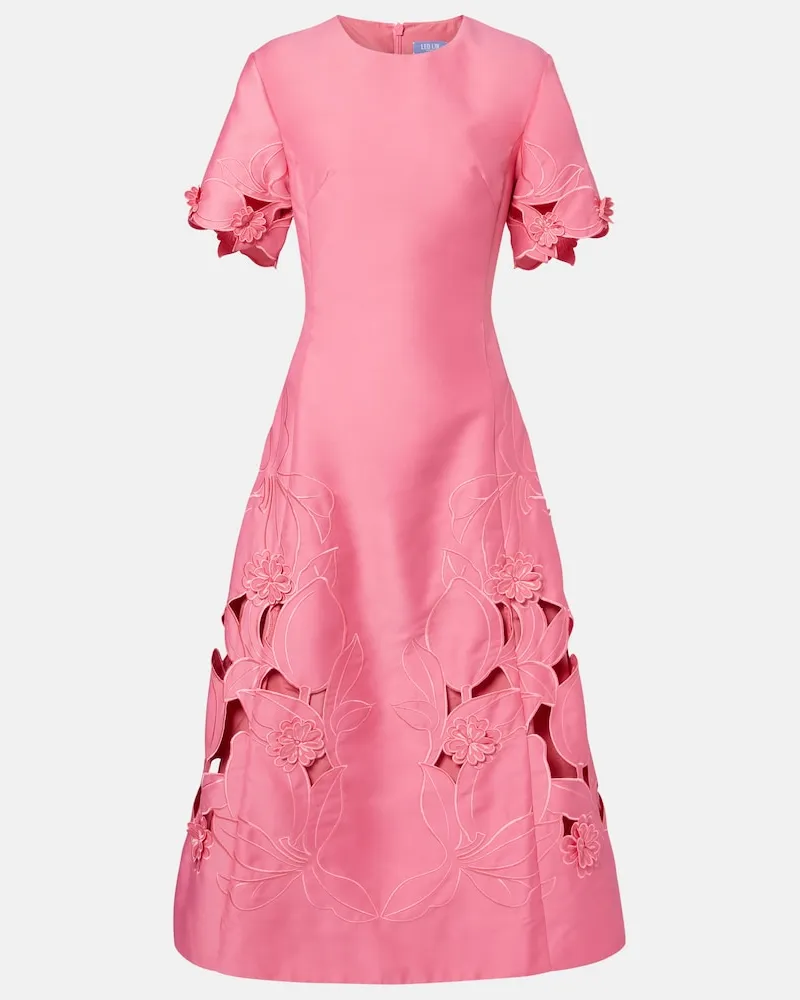 LEO LIN Midikleid Caroline Rosa