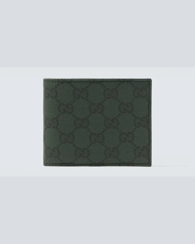 Gucci Portemonnaie GG aus Canvas Grün