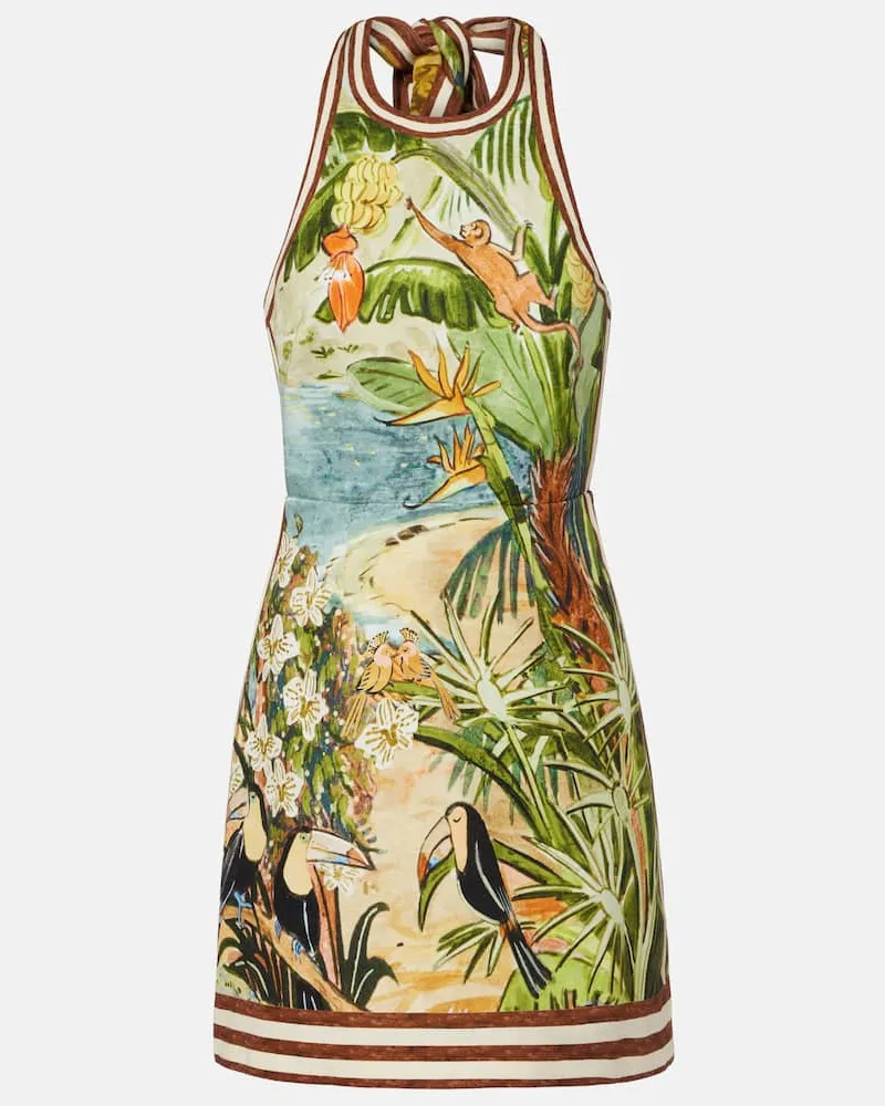 ALEMAIS Alémais X Mokshini Minikleid Toucan Tango Multicolor