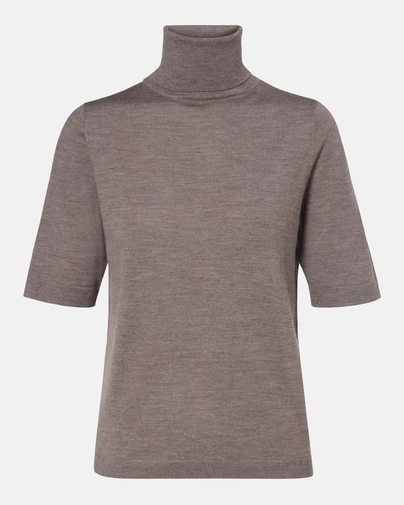 Jardin des Orangers Rollkragenpullover aus Kaschmir Grau