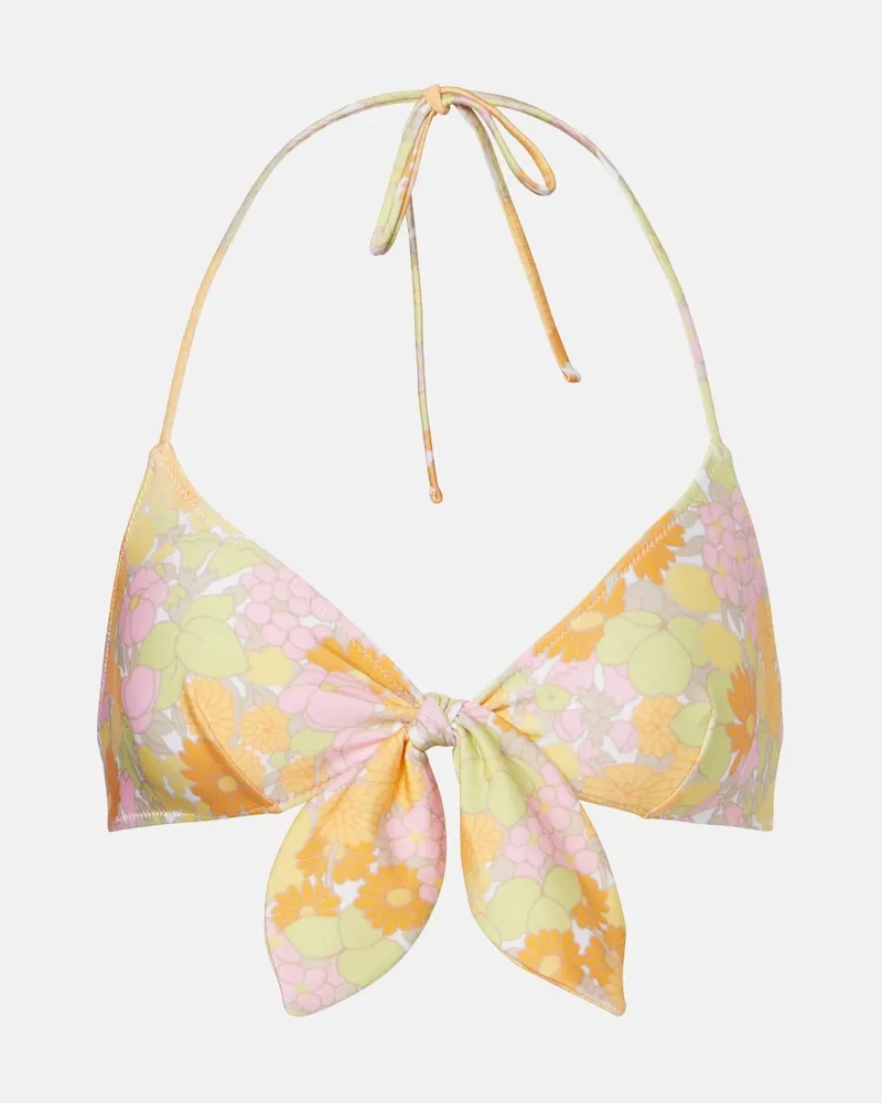 Chloé Chloé Bedrucktes Bikini-Oberteil Multicolor