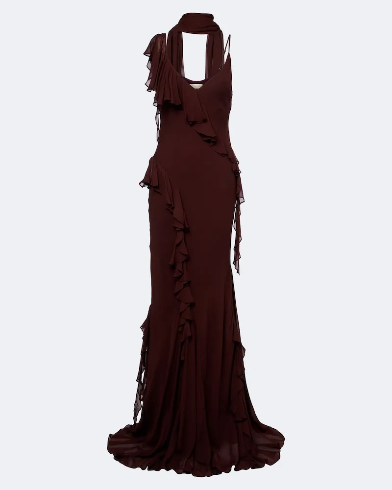 De La Vali Robe Mayara aus Georgette Braun