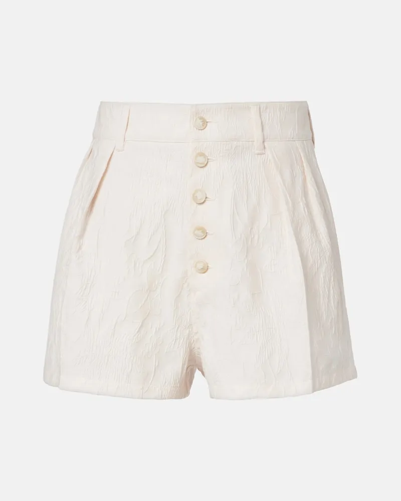 Etro Shorts aus Jacquard Weiß