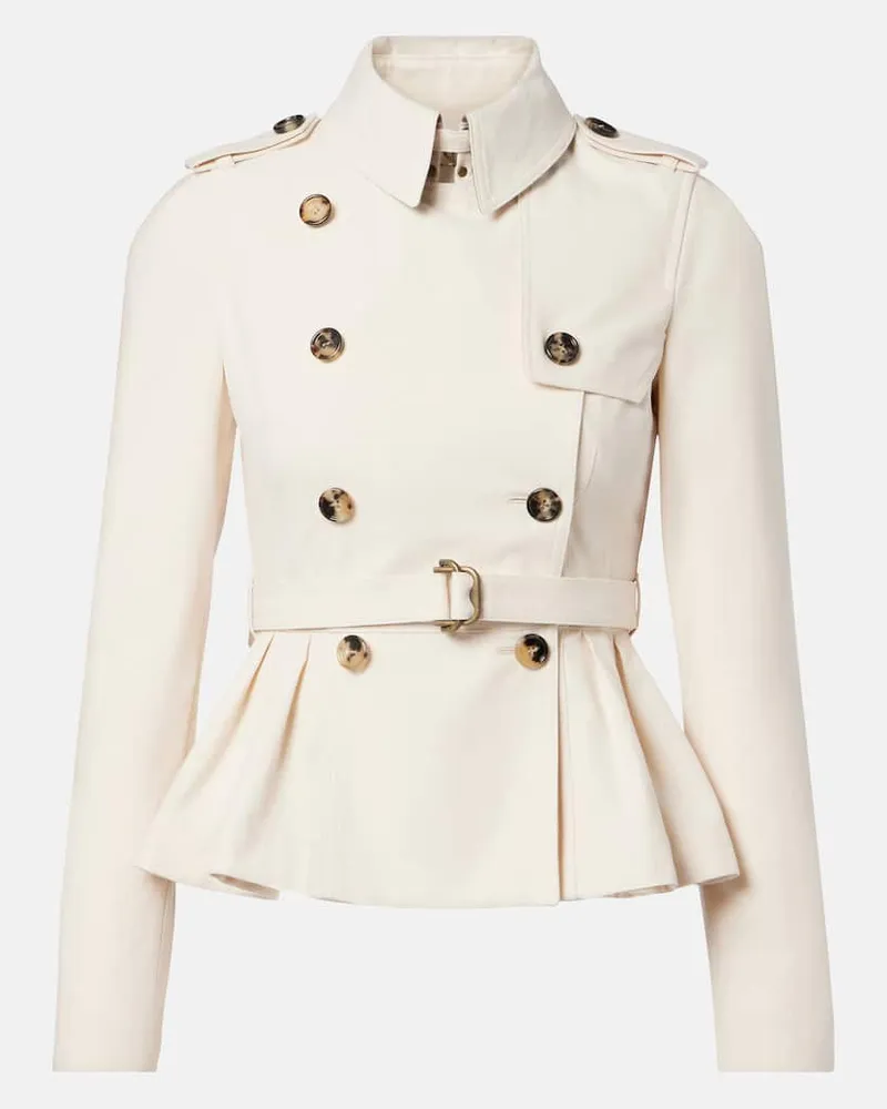 Burberry Jacke Isabella aus Baumwolle Beige