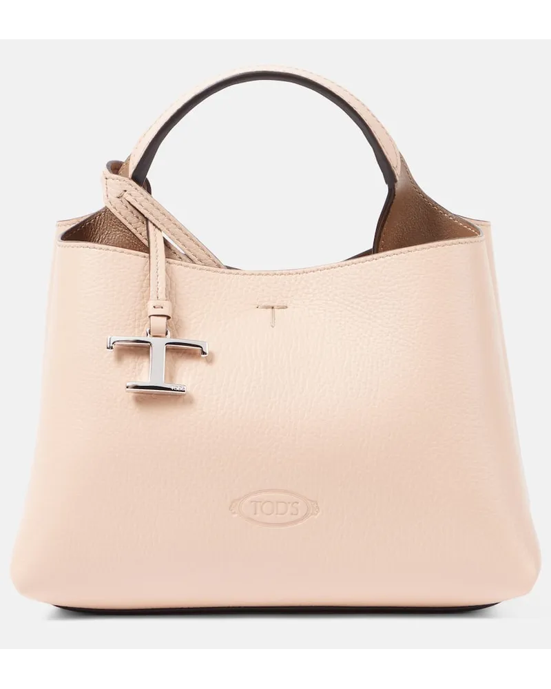 TOD'S Tote Apa Mini aus Leder Pink