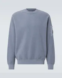 C.P. Company Sweatshirt Lens aus Baumwolle Grau