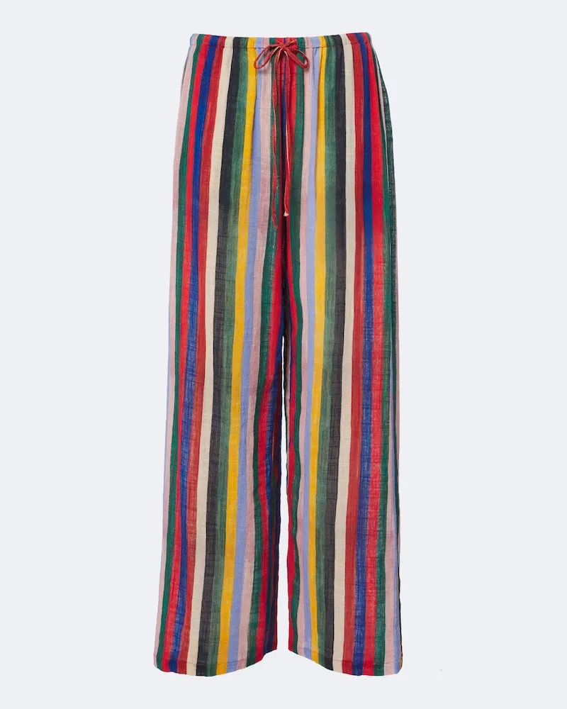 STAUD Weite Hose Mateo aus Baumwolle Multicolor