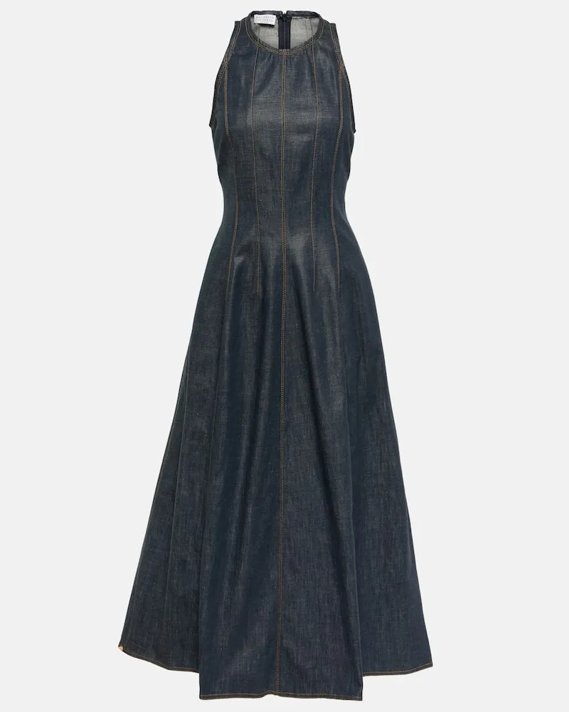 Brunello Cucinelli Jeanskleid Blau