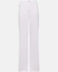 Adriano Goldschmied High-Rise Wide-Leg Jeans New Baggy Wide Weiss