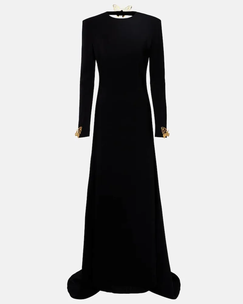 Oscar de la Renta Robe Schwarz
