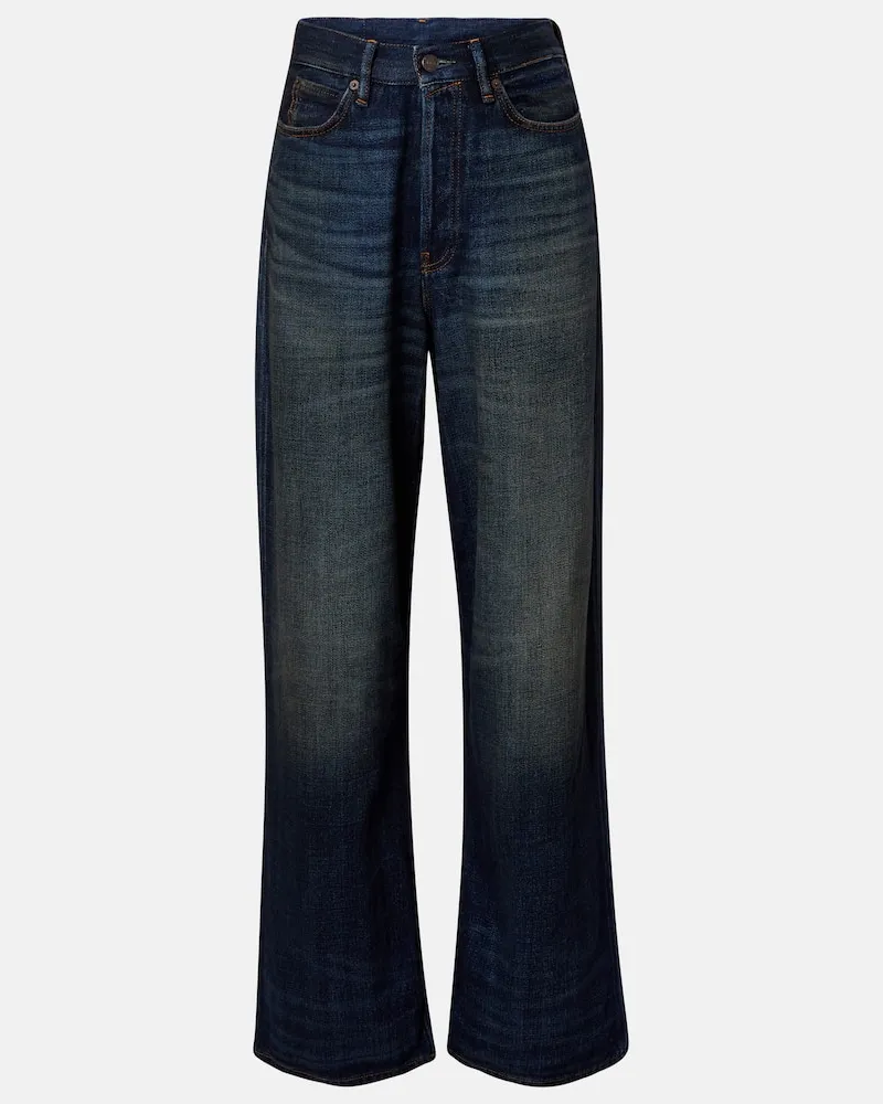 Acne Studios Wide-Leg Jeans Acne Studios 1981 Yoyogi Blau