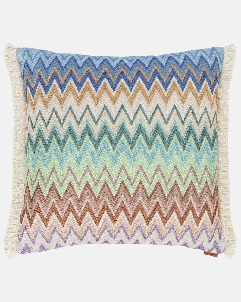 Missoni Kissen Margot aus Häkelstrick Multicolor