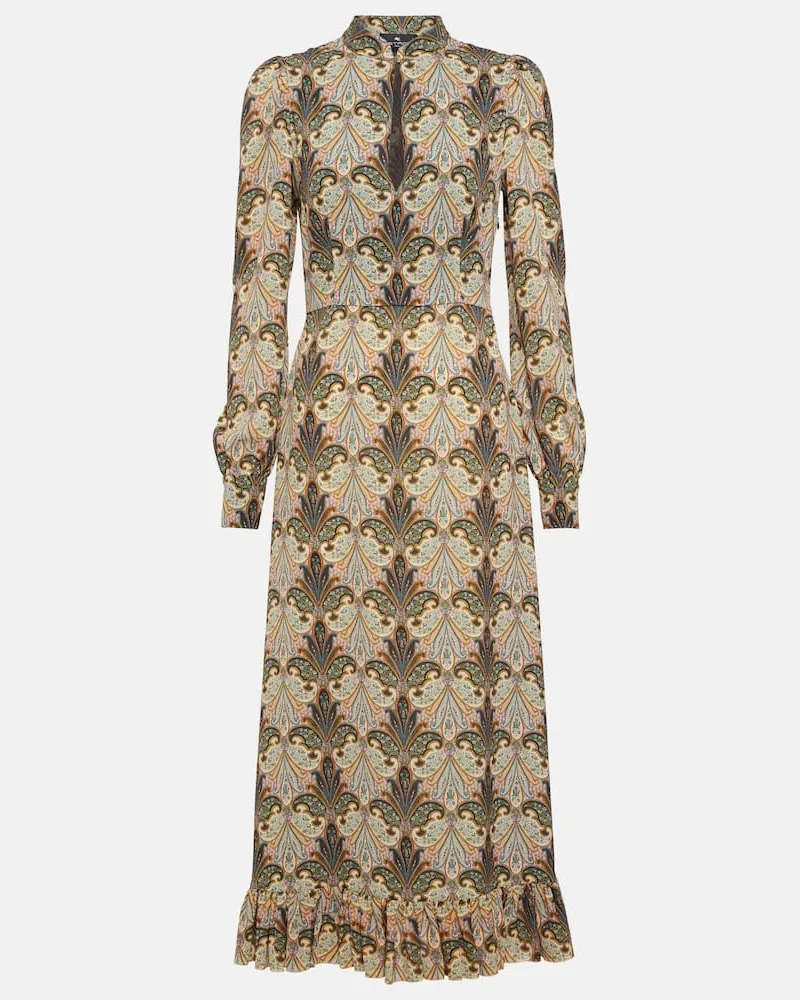 Etro Midikleid Multicolor