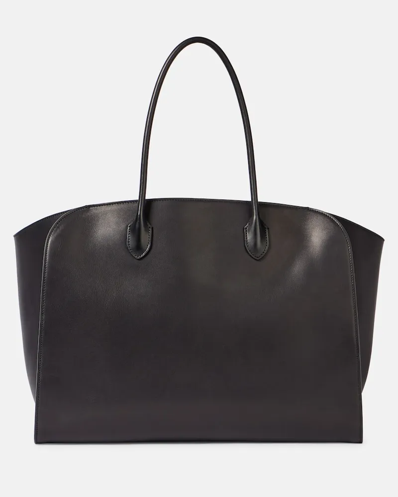 The Row Tote Bag Marlo Large aus Leder Schwarz